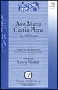 Ave Maria Gratia Plena SATB choral sheet music cover